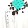 Coffee beans (Real size coffee beans)- candle making molds - Soap making molds Silicone mold NC004 view 3