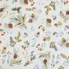 C&F Home Edith Full/Queen 3 Piece Reversible Coverlet Quilt Set with 2 Standard Shams Quilt Set Winter Holly Botanical Watercolor Plaid Blue and Red Reverse Full/Queen 3 Piece Set White view 3
