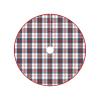 C&F Home Morris Red, White & Blue Plaid 100% Cotton Christmas Tree Skirt 54" Xmas Festive Winter Holidays Rustic Lodge Cabin Home Living Room Sitting Room Faux Real Pine Tree Machine Wash Decor view 1