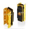 Munetoshi Purple and Gold Basket Ball 1.75 Blade Pocket Knife Lighter Holder view 4