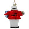 5-Inch Noble Gems Glass Nautical Santa Ornament view 3