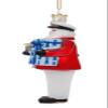 5-Inch Noble Gems Glass Nautical Santa Ornament view 4