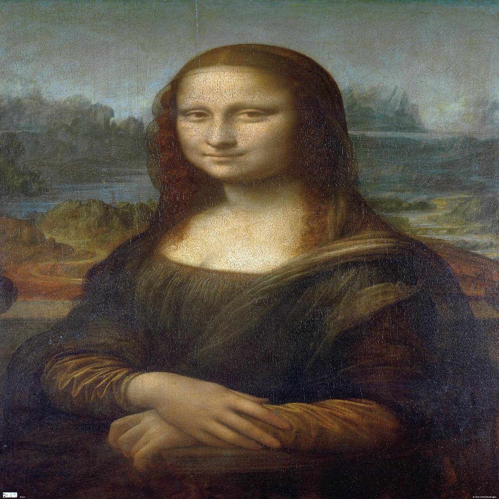 Trends International Mona Lisa by Leonardo da Vinci Wall Poster, 22.375" x 34", Premium Unframed Version