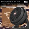 Vornado 610 Whole Room Air Circulator Fan with 3 Speeds, Black, Medium view 4