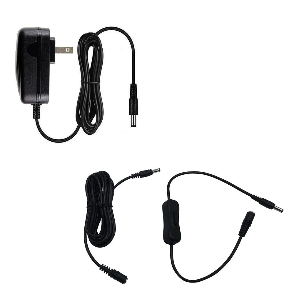 MyVolts 12V Power Supply Adaptor Compatible with Medela Freestyle, 920.7047 Breast Pump - US Plug - with Extension and Inline Switch