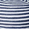Agro Richer Home Dcor Round Jute Pouf Ottoman Footrest Bean Bag, Floor Chair Great for The Living Room, Bedroom and Kids Room Rustic Farmhouse Decor 20x20x14 (Cover Only) (20x20x14, Blue+Ivory) view 3