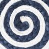 Agro Richer Home Dcor Round Jute Pouf Ottoman Footrest Bean Bag, Floor Chair Great for The Living Room, Bedroom and Kids Room Rustic Farmhouse Decor 20x20x14 (Cover Only) (20x20x14, Blue+Ivory) view 4