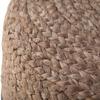 Agro Richer Home Dcor Round Jute Pouf Ottoman Footrest Bean Bag, Floor Chair Great for The Living Room, Bedroom and Kids Room Rustic Farmhouse Decor (Cover Only) (Navy, Natural), 18x18x14 inches view 3