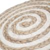 Agro Richer Round Jute Cotton Pouf Ottoman Home Dcor Footrest Bean Bag, Floor Chair Great for The Living Room, Bedroom and Kids Room Rustic Farmhouse Decor (Cover Only) 20x20x14 view 4
