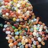 BERVSJ Healing Crystal Natural Mixed Agate Stone Tumbled Stones Rainbow Crystal for Church Prayers Succulents Bedding Vase Filler Landscape Home Decor Natural Rock (Size : 100g) view 2