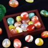 BERVSJ Healing Crystal Natural Mixed Agate Stone Tumbled Stones Rainbow Crystal for Church Prayers Succulents Bedding Vase Filler Landscape Home Decor Natural Rock (Size : 100g) view 4