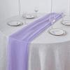10 pcs 72-Inch Lavender Extra Long Premium Chiffon Table Top Runners Wedding Party Linens Dinner Reception Decorations view 2