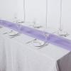 10 pcs 72-Inch Lavender Extra Long Premium Chiffon Table Top Runners Wedding Party Linens Dinner Reception Decorations view 4