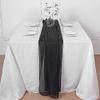 12 pcs 72-Inch Black Extra Long Premium Chiffon Table Top Runners - Wedding Party Linens Dinner Reception Decorations view 1