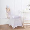 50 Beige Satin Chair Sashes Bows Ties for Wedding Decorations Party Supplies Events Chair Covers Decor Banquet Reception view 3
