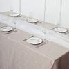 10 pcs 72-Inch Ivory Extra Long Premium Chiffon Table Top Runners - Wedding Party Linens Dinner Reception Decorations view 4