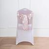 50 Blush Satin Chair Sashes Bows Ties for Wedding Decorations Party Supplies Events Chair Covers Decor Banquet Reception view 4