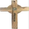 Holy Land Market Catholic Celtic Saint Benedict Olive Wood Crucifix (6.5 Inches) view 2