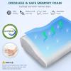 ZAMAT Contour Memory Foam Pillow for Neck Pain Relief, Adjustable Ergonomic Cervical Pillow for Sleeping, Orthopedic Neck Pillow with Washable Cover, Bed Pillows for Side, Back, Stomach Sleepers view 3