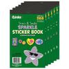 Eureka Stars & Smiles Sparkle Sticker Book, 268/Book, 6 Books (EU-609400-6) view 1