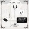 Beufee Table Number Holders 2 Pack 7.9 Inch, Stainless Steel Tall Table Number Holder U Shaped Place Card Picture Photo Holder Clips Note Stand for Wedding Party Restaurant view 3