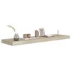KTHLBRH [Fast Delivery] Floating Shelves Wall Mounted, Floating Shelves, for Living Room, Bedroom, Bathroom, Kitchen Decor Floating Wall Shelves 2 pcs Oak 35.4"x9.3"x1.5" MDF view 3
