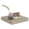 KTHLBRH [Fast Delivery] Floating Shelves Wall Mounted, Floating Shelves, for Living Room, Bedroom, Bathroom, Kitchen Decor Floating Wall Shelves 2 pcs Oak 9.1"x9.3"x1.5" MDF view 3