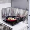 Grease Splatter rd, 3 Sided Foldable Stove Splatter rd Grease Nonstick Oil Stove Splash rd Backsplash Protector for Stove Frying Pan Splatter rd view 3