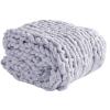 XYXH Knitted Blanket Throw Chunky, Handmade Soft Warm Knit Blanket, Bulky Throw Large Cozy Thick Giant Yarn Throw for Bed Sofa Chair Home Decoration Washable (F 100x200cm) view 1