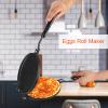 Non-stick Waffle Cone Maker Pan, Waffle Cone Maker Machine Round Ice Cream Cone Iron Machine Minipancake Maker for Omelet Dessert view 2