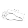 Bettomshin Shower Curtain Ring Hooks Iron-Zinc Alloy for Bathroom Shower Rods Curtains Liners 10Pcs view 2