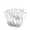 Bettomshin Shower Curtain Ring Hooks Iron-Zinc Alloy for Bathroom Shower Rods Curtains Liners 10Pcs view 4