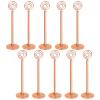 Muka 10PCS Table Number Holders, Rosegold Table Card Stand, 8 Inch Restaurant Reception Menu Sign view 1