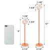 Muka 10PCS Table Number Holders, Rosegold Table Card Stand, 8 Inch Restaurant Reception Menu Sign view 2