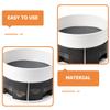 1pc Rotatable Double-Layer Storage Tray for Seasonings Household Storage Organizer Convenient Design for Kitchen Counter Decorative Food view 3