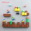 39 PCs 3D Super Mario Fridge Magnets Christmas Magnets Whiteboard Magnets 39 Full Combo Resin Cute & Fun Refrigerator Magnets Perfect for Ornaments Decoration view 2