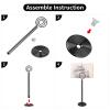 Muka 10PCS Table Number Holders, Black Wedding Table Card Stand, 8 Inch Restaurant Reception Menu Sign view 4