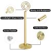 Muka 10PCS Table Number Holders, Gold Wedding Table Card Stand, 8 Inch Restaurant Reception Menu Sign view 3