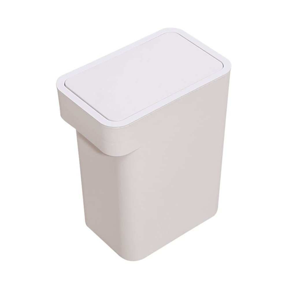 Hemoton Garbage Can Plastic Trash Can Kitchen Trash Holder Office Waste Basket Rubbish Container Office Recycle Bin Kitchen Dust Bin Bathroom Waste Basket