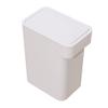Hemoton Garbage Can Plastic Trash Can Kitchen Trash Holder Office Waste Basket Rubbish Container Office Recycle Bin Kitchen Dust Bin Bathroom Waste Basket view 2
