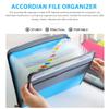 Organ Folder Office File Folders Expandable File s Accordian Bill Organizer Concertina Expandable with Dividers Test Paper Student File Holder Pp view 2