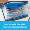Organ Folder Office File Folders Expandable File s Accordian Bill Organizer Concertina Expandable with Dividers Test Paper Student File Holder Pp view 3