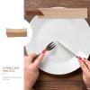 Cabilock 200pcs Chopsticks Pouches Thick Cutlery Sleeves for BBQ Picnics Brown Chopstick Sleeves Waterproof Reusable Case view 3