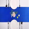 10 Pc 12 x 108 inch Long Charmeuse Satin Table Runners Bright Shiny Satin Silk and Smooth Fabric Runners for Table Decorations Birthday Parties,Baby Shower Banquet Wedding - Royal Blue view 3