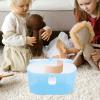 Zerodeko Double Handheld Storage Box for Craft Supplies and Desktop Organization Space-saving Sundry Box for Use Lightweight and Easy to Clean view 3