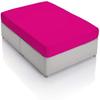 100% Cotton 8 PC Premium Bedding Set Oversized King -Hot Pink Bed-in-A-Beg Set Includes 1 Comforter, 1 Duvet Cover, 4 PC Bed Sheet Set Fits Up to 15" Deep Pocket, 2 Pillow Shams 600 Thread Counts view 3