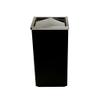 WDBB Trash Can Trash Can Stainless Steel Garbage Can Creative Swing Cover Garbage Bin 20 Liters/5.2 Gallons Large-Capacity Rubbish Bin Indoor/Outdoor use (Color : Black) view 1