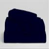 100% Cotton 8 PC Premium Bedding Set Super King -Navy Bed-in-A-Beg Set Includes 1 Comforter, 1 Duvet Cover, 4 PC Bed Sheet Set Fits Up to 15" Deep Pocket, 2 Pillow Shams 600 Thread Counts view 3