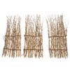 POPETPOP 3 pcs Bamboo Sushi Decor Fence Sashimi Background Tray Accent for Restaurant and Hotel Plate Display Natural Light Brown Decorative Bamboo Slat Screen 11.02 X 4.72 X 0.39 in view 1