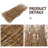 POPETPOP 3 pcs Bamboo Sushi Decor Fence Sashimi Background Tray Accent for Restaurant and Hotel Plate Display Natural Light Brown Decorative Bamboo Slat Screen 11.02 X 4.72 X 0.39 in view 4